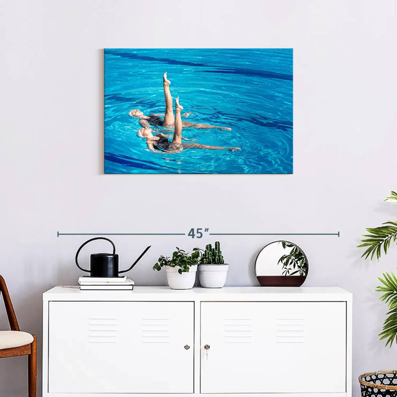 Sireci Synchronized Swimmers, 20" H x 30" W