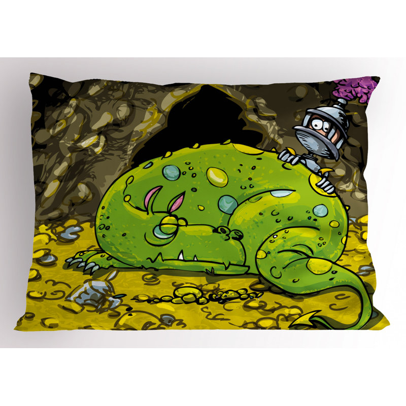 Dragon Polyester Sham Set, Twin