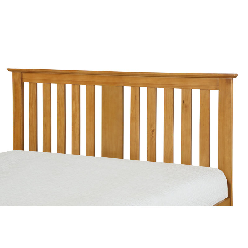 Solid Wood Ottoman Storage Bed, Kingsize (5'), Oak