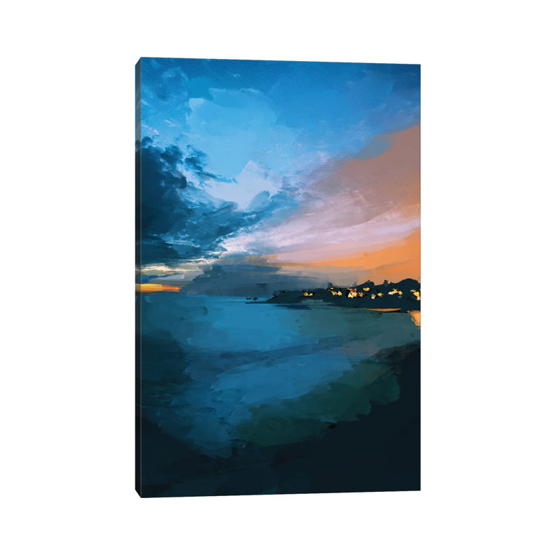 «Laguna Sunset» par Morgan Harper Nichols - impression sur toile tendue, H 12 po x l 8 po x P 0,75 po