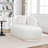Faux Fur Upholstered Chaise Lounge Chair-372344131