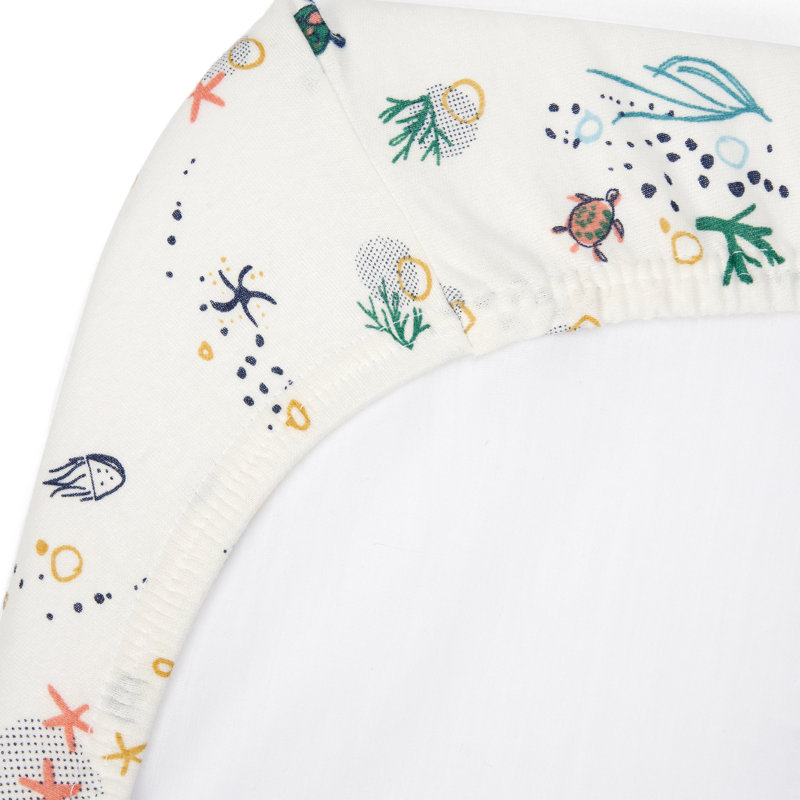 Tutti Bambini Cot Bed Fitted Sheets 2pk - Our Planet