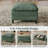 108'' Comfy  L Shaped Sectional Modular Cloud Sofa with Ottoman, Tool-free Easy Assembly Corduroy Couch-737905648