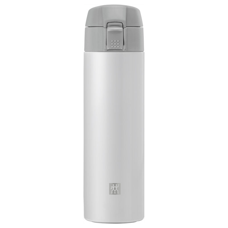 ZWILLING Thermo 15.2-Ounce Travel Bottle, Silver/White