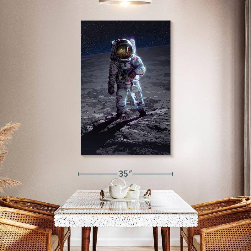 Oberle Apollo 11 Moonlanding, 51" H x 34" W