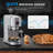 20Bar Espresso Machine, Compact Espresso Maker With Milk Frother, Stainless Steel Coffee Machine For Cappuccino&Latte, 42Oz Water Tank