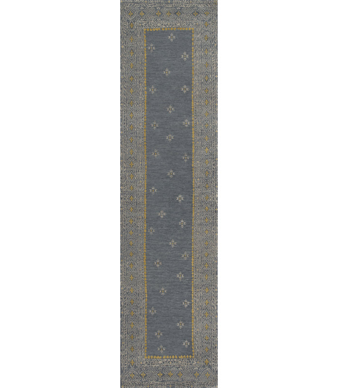 Contemporary Oriental Area Rug, Runner 3' x 8'