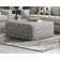 Brytanni 41" Square Upholstered Cocktail Ottoman