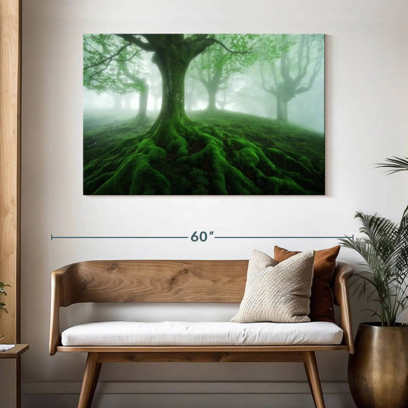 Alvord Mossy Foggy Forest, 32" H x 48" W