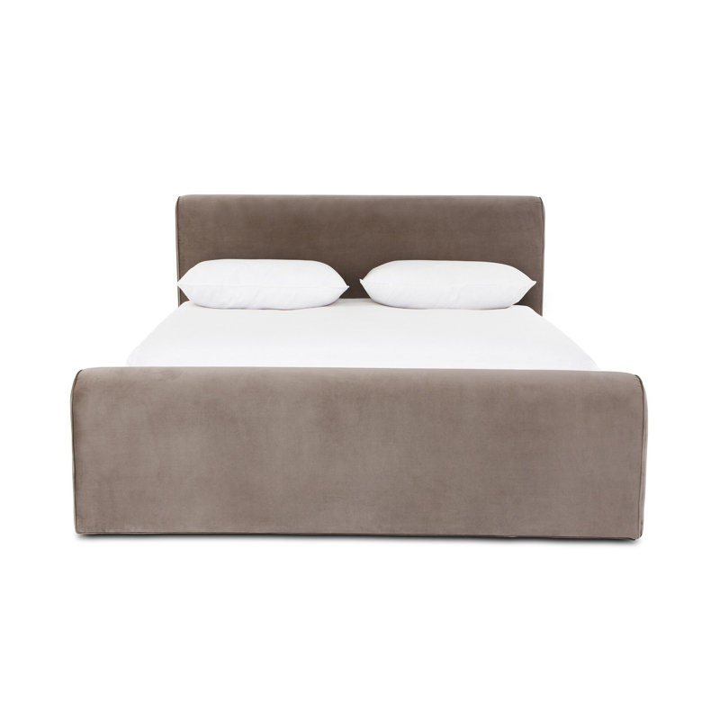 Mitchell Upholstered Bed, Queen, Thames Cream