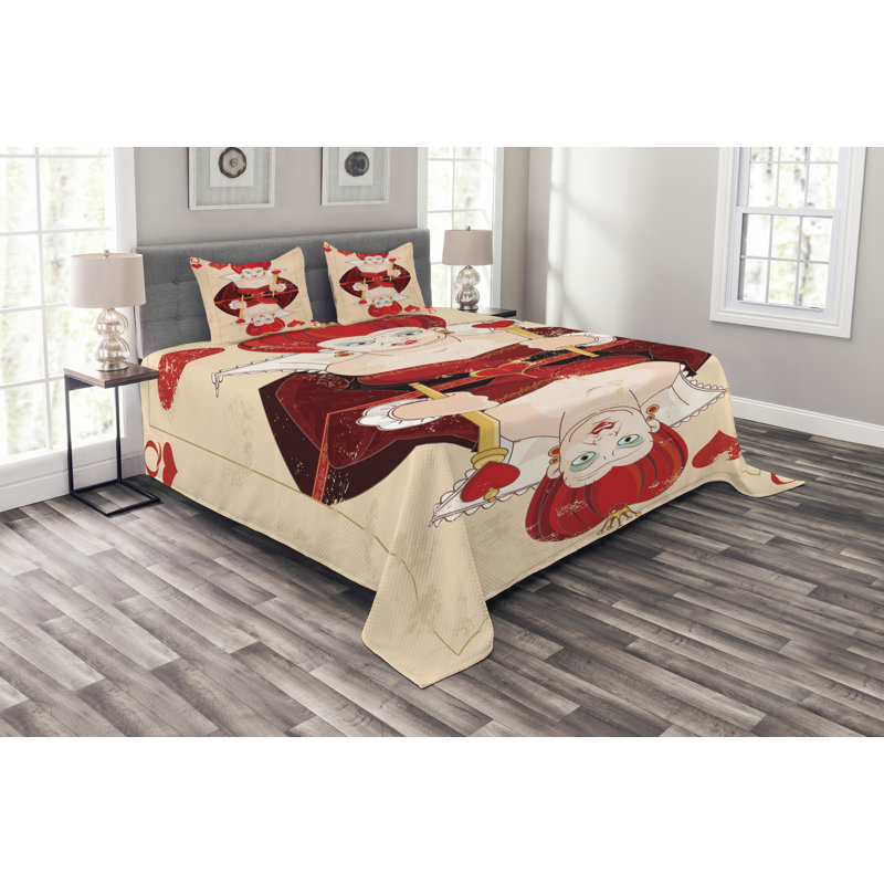 Alice in Bedspread Set with Shams, 220 x 264 cm