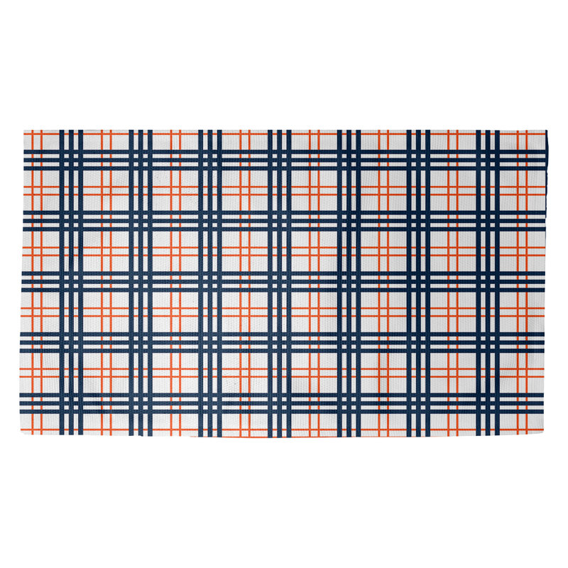Plaid Indoor Rug, Rectangle 5' x 7'