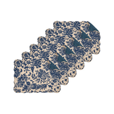 Ensemble de 6 napperons en coton Remi