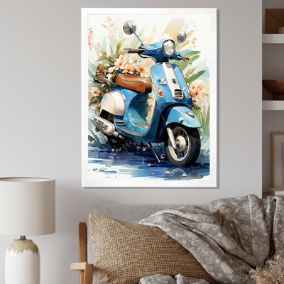 " Blue Scooter Coastal Cruiser II "