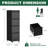 4 Drawer Metal Locking Vertical File Cabinet On Wheels – Heavy-Duty Lockable Cabinet For Home & Office-724150367