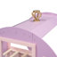 Lit princesse simple avec couronne-117794044