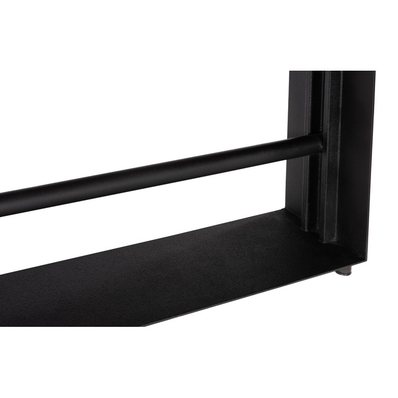 Iron Frame Bar Table, Natural
