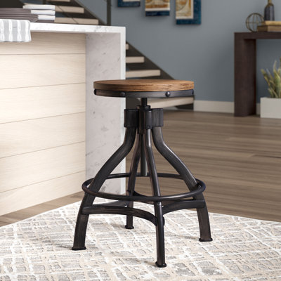 Tabouret de comptoir pivotant Kerome