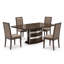 Extendable Solid Wood Dining Set-322391981