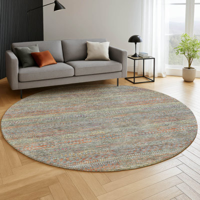 Premium Machine Washable Mayfield AMF2148 Striped Rug