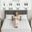 25cm Memory Foam Pocket Sprung Mattress, 2-Zone Pocket Spring for Safety & Support-129874107