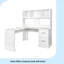 Bureau d'ordinateur à domicile avec 2 tiroirs-1520578332