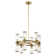 Revolve 12 - Light Dimmable Wagon Wheel Chandelier
