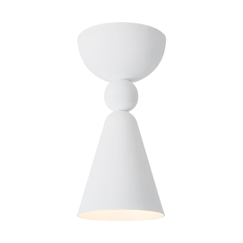Murphy 1 - Light Semi Flush Mount, Antique White