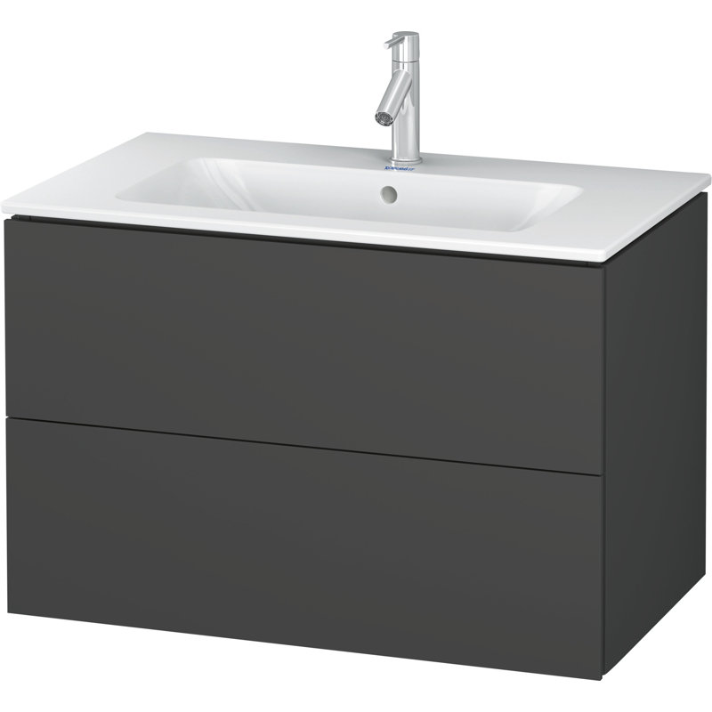Base de meuble-lavabo simple 32,25 po Duravit, Graphite mat
