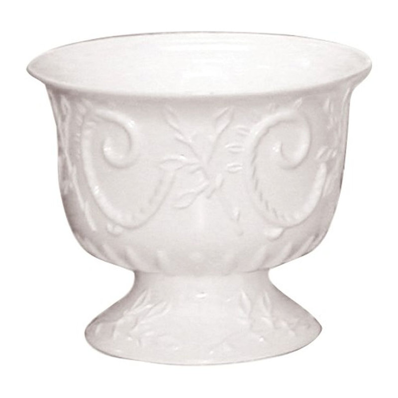 Pot à fleurs en plastique Dyman, H 6 po x l 7 po x P 7 po