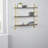Triple Shelf, Walnut/Yellow