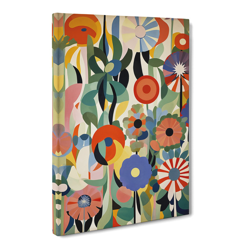 Pinnix Flowers Orphism Style Vol.8 - Wrapped Canvas, 60cm H x 40cm W x 3cm D