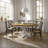 Eliora 63 " Extendable Pine Round and Oval Solid Wood Top with Solid Wood Base Dining Table