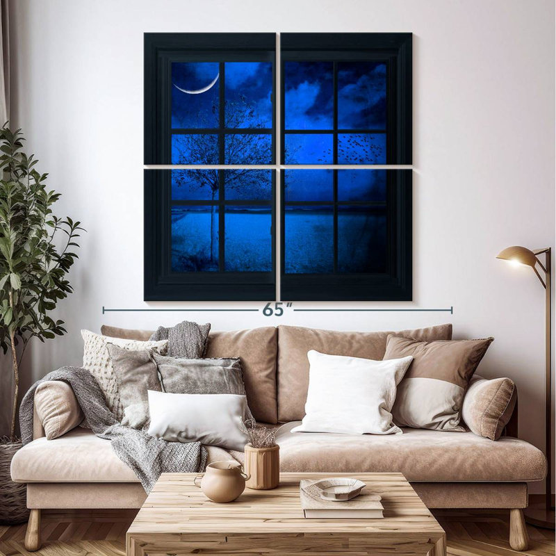 Moonlight Window, 50" H x 50" W