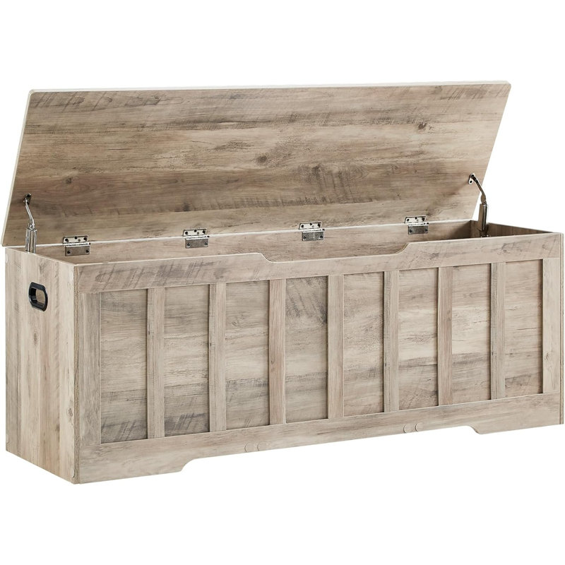 51.2" Storage Chest Extra Large,Storage Bench with 2 Safety Hinges,Shoe Bench,51.2 * 15.7 * 19.1 inches