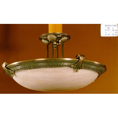 Deane Glass Semi Flush Mount
