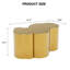 Table basse moderne moderne en acier inoxydable doré-1799608907