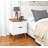Alice Nightstand 2 Drawer with Solid Wood - Add a touch of charm and elegance to your space-79425342