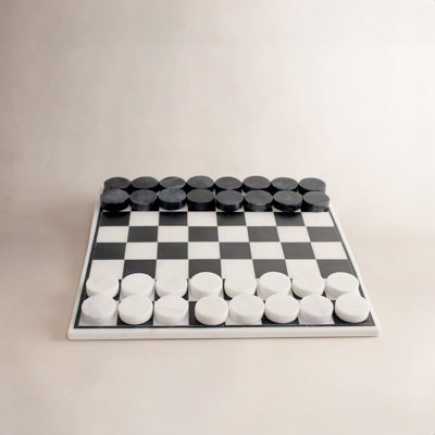 BIDKhome 12'' L Checkers Table