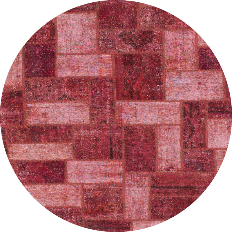 Tapis abstrait moderne 1427, Rond 7 pi