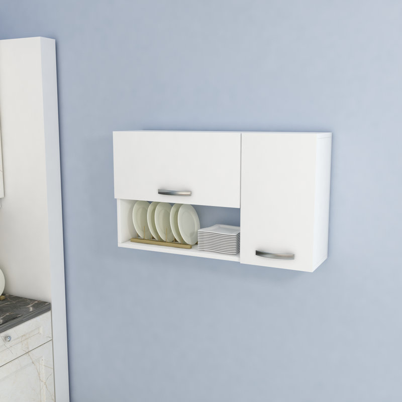 Cabinet with Shelf and Storage Novarro, White