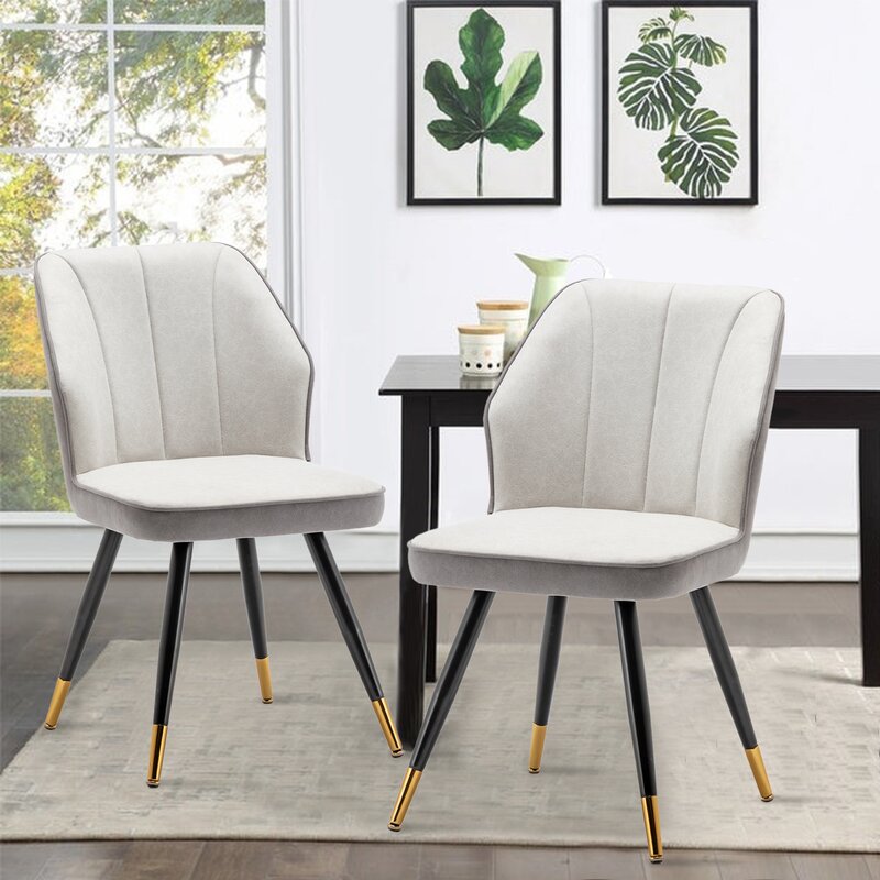 Everly Quinn Ikramuddin Upholstered Dining Chair & Reviews | Wayfair