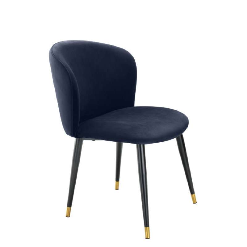 Volante Upholstered Dining Chair, Savona Midnight Blue