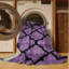 Tapis mauve lavable à la machine