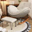 Chaise berçante large en forme d'arc-100813142