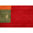 Handmade Red Gabbeh Indian Area Rug 6x8