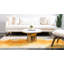 Tapis jaune à motif abstrait Rizer-519326652