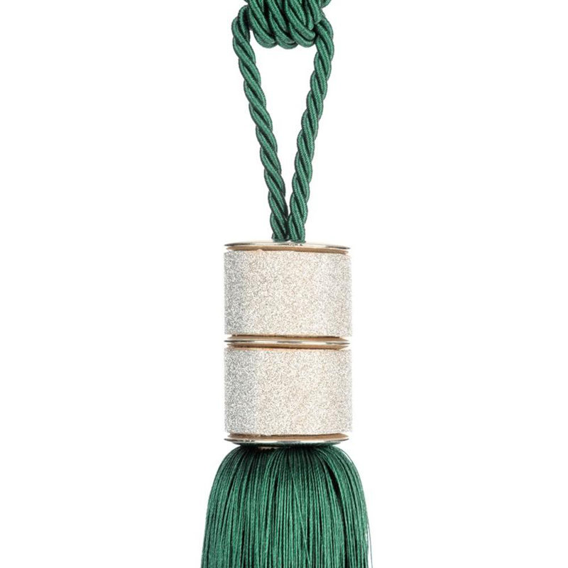 Zeba Fabric 32cm Curtain Tieback, Green