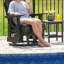 Chaise Adirondack coulissante en polyéthylène haute densité (PEHD) Lynbrook-96517812