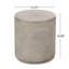 Table d'appoint en béton pour patio, table de bout d'extérieur MGO